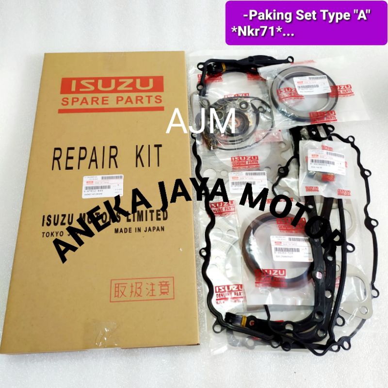 packing gasket full set paking set Isuzu NKR71 nkr 71 original