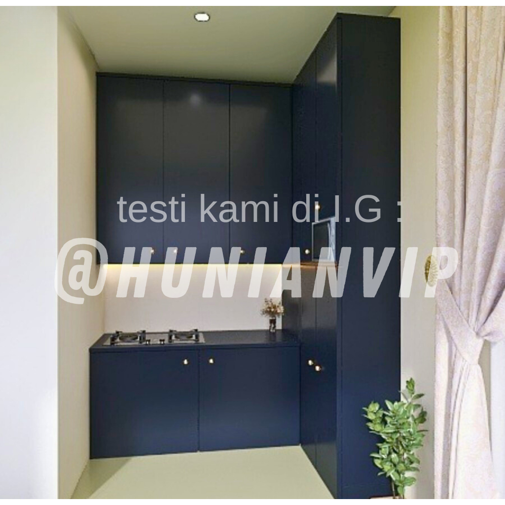 kitchen set minimalis terpasang aluminium acp