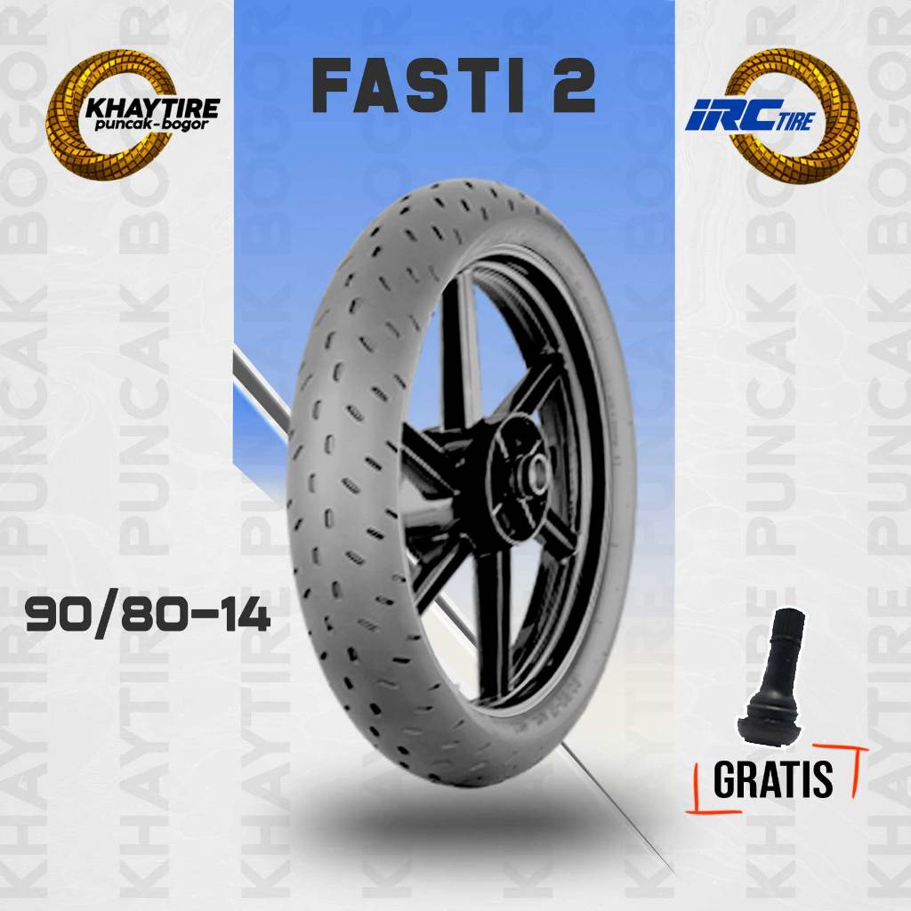 Ban Tubles Motor Matic RACING COMPOUND IRC FASTI 2 90/80 Ring 14