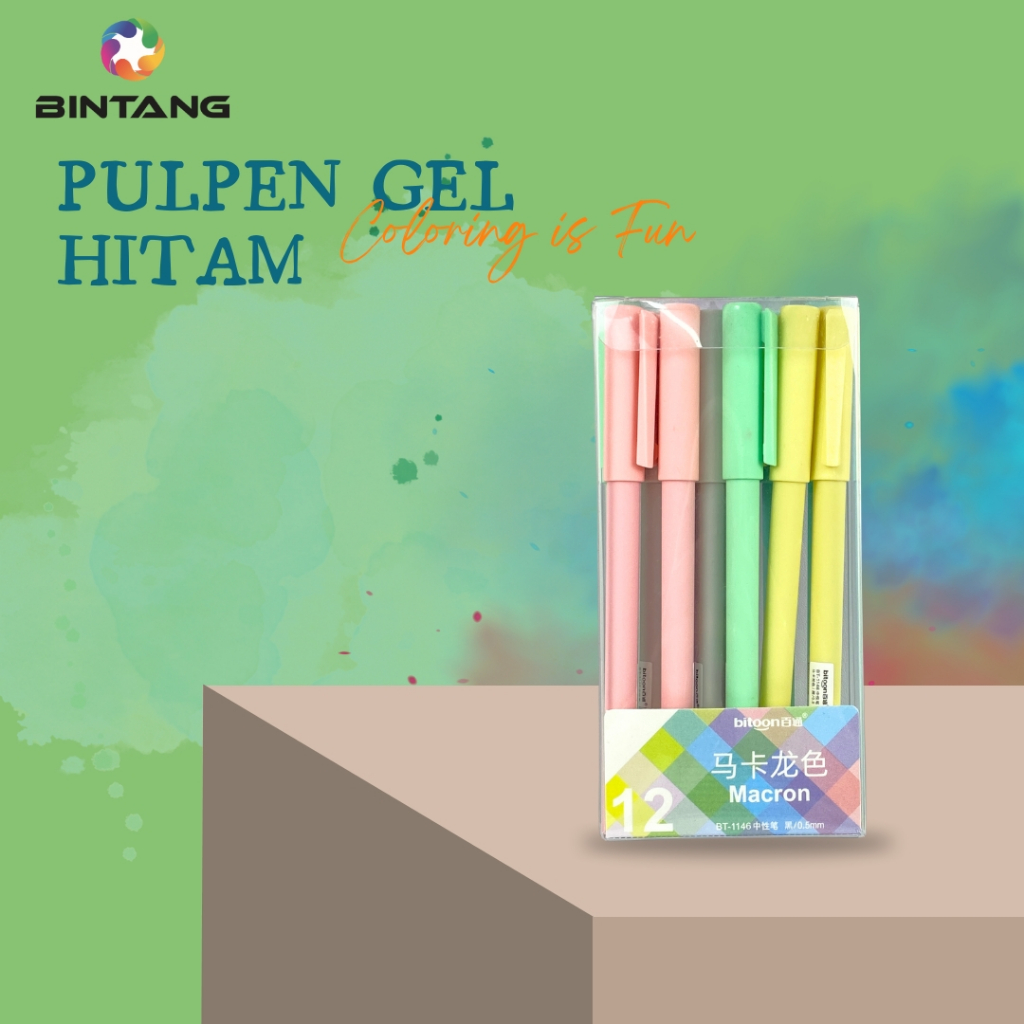 

PULPEN GEL HITAM BT-1146