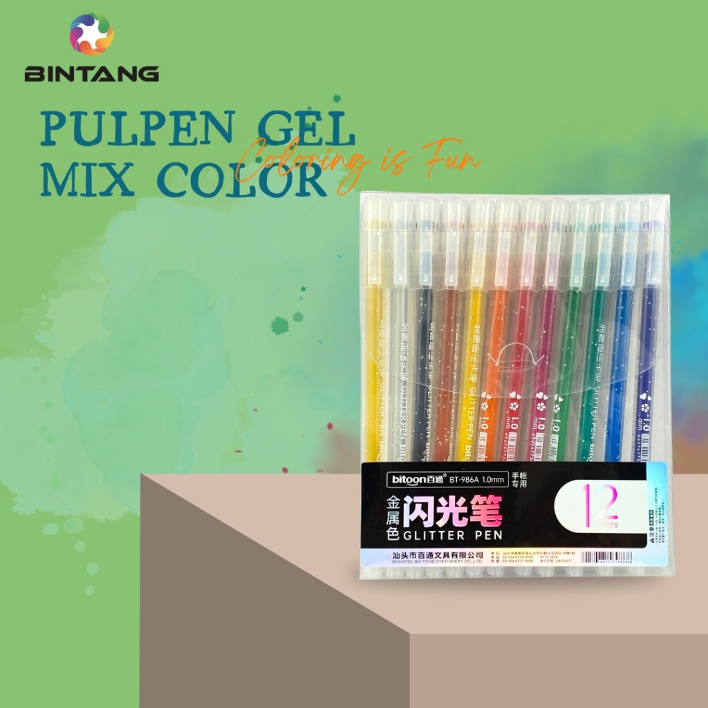 

GPUOOOBOOMC92_PULPEN GEL MIX COLOR BT-986