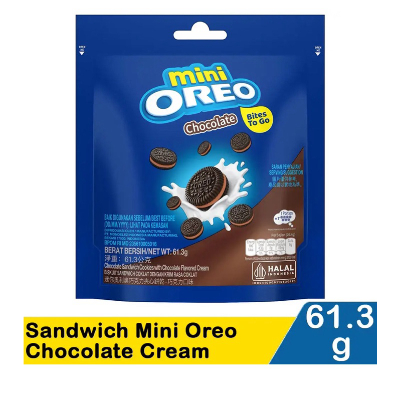 

OREO Mini Biskuit all varian rasa 61,3 g