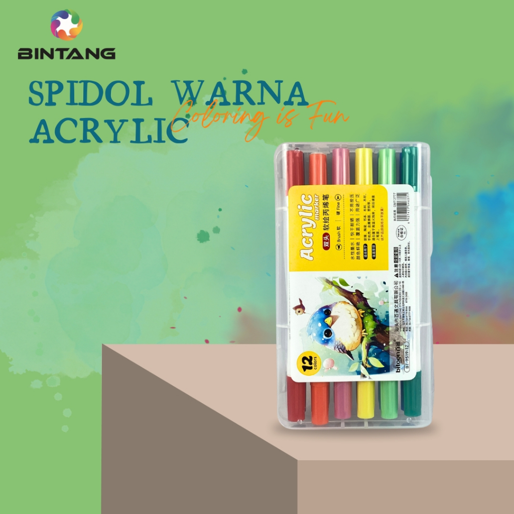 

SPIDOL WARNA ACRYLIC BT-9519-12