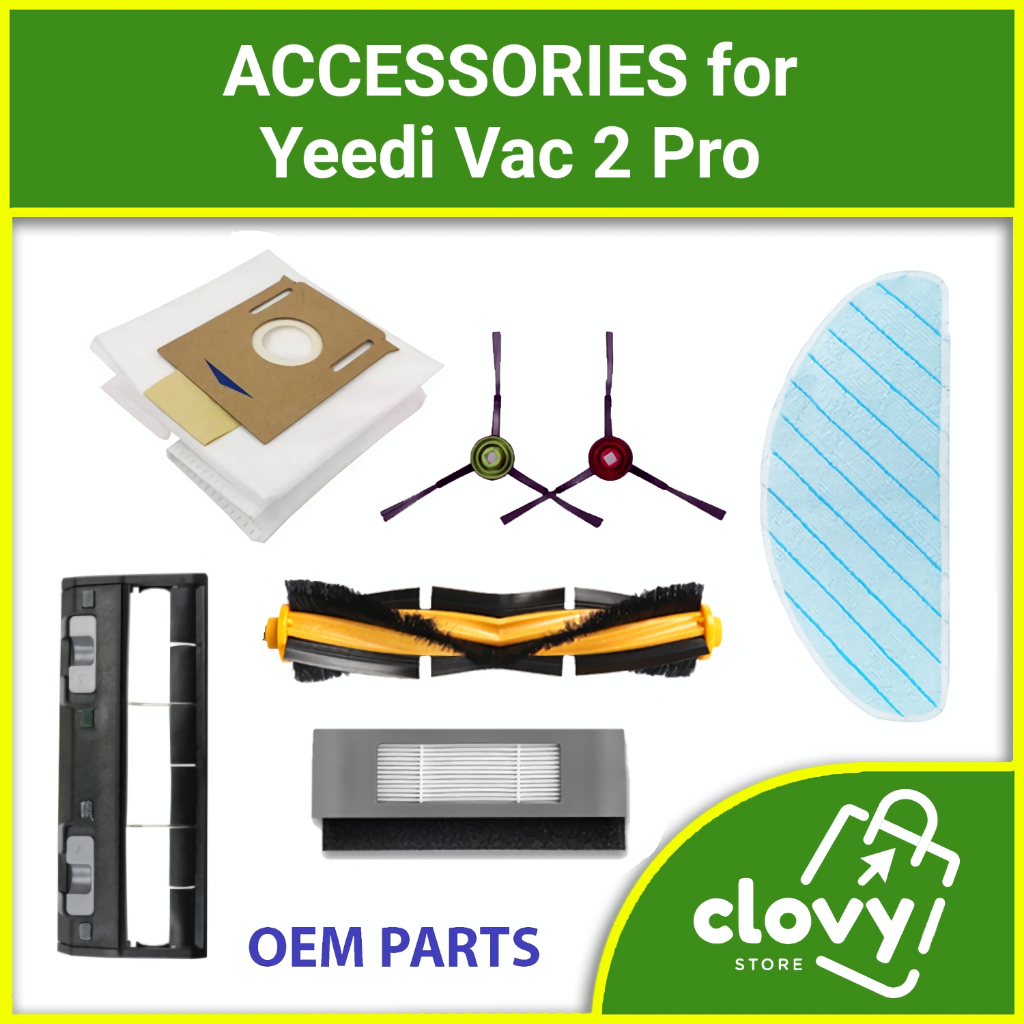 Yeedi Vac 2 Pro Exchangeable & Sparepart Accessories