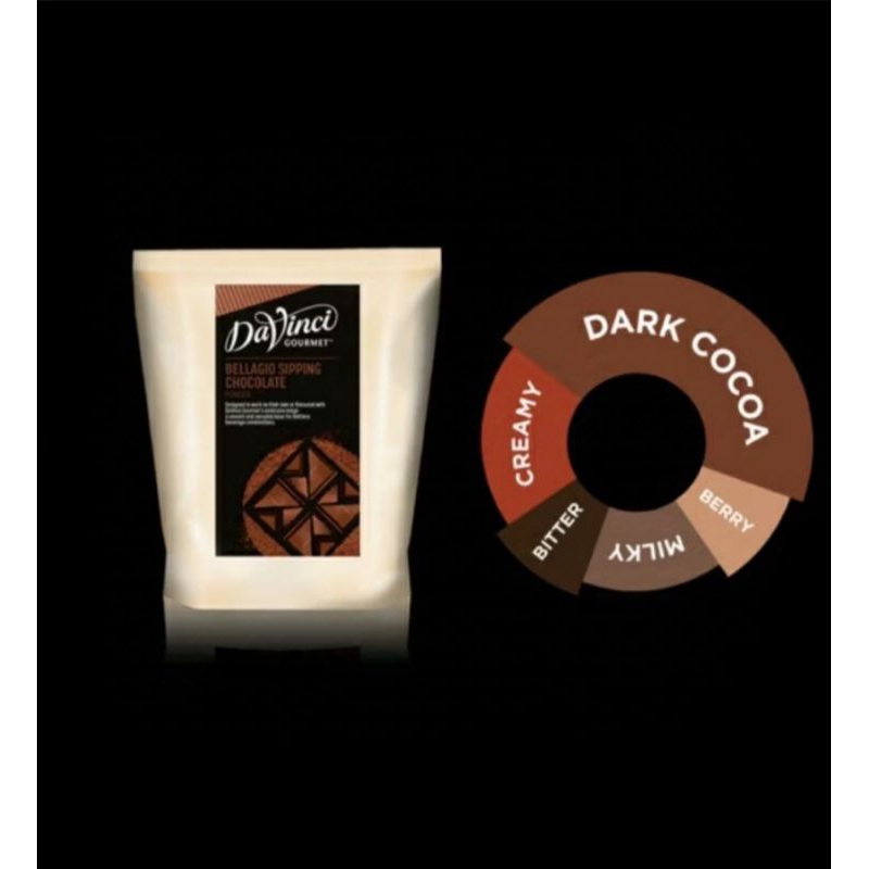 

Davinci Powder drink Bellagio sipping chocolate 1Kg