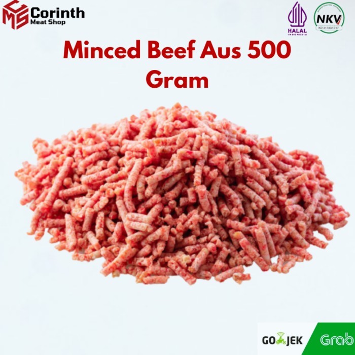 

DAGING SAPI GILING MURNI IMPOR AUSTRALIA / MINCED BEEF IMPORTED AUS @500 Gram - FROZEN - HALAL - PREMIUM