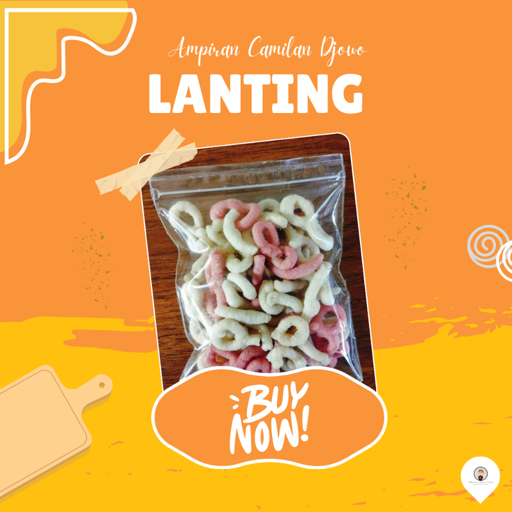 

Makanan Ringan Klanting Lanting Singkong Bumbu Oleh-oleh Khas Kebumen - Ampiran Camilan Djowo