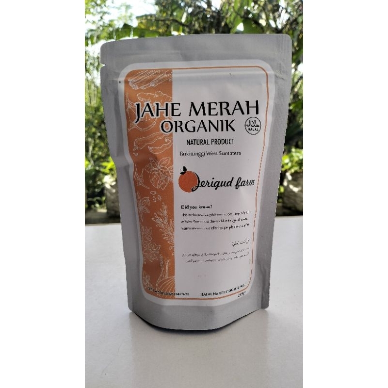 

JAHE MERAH ORGANIK
