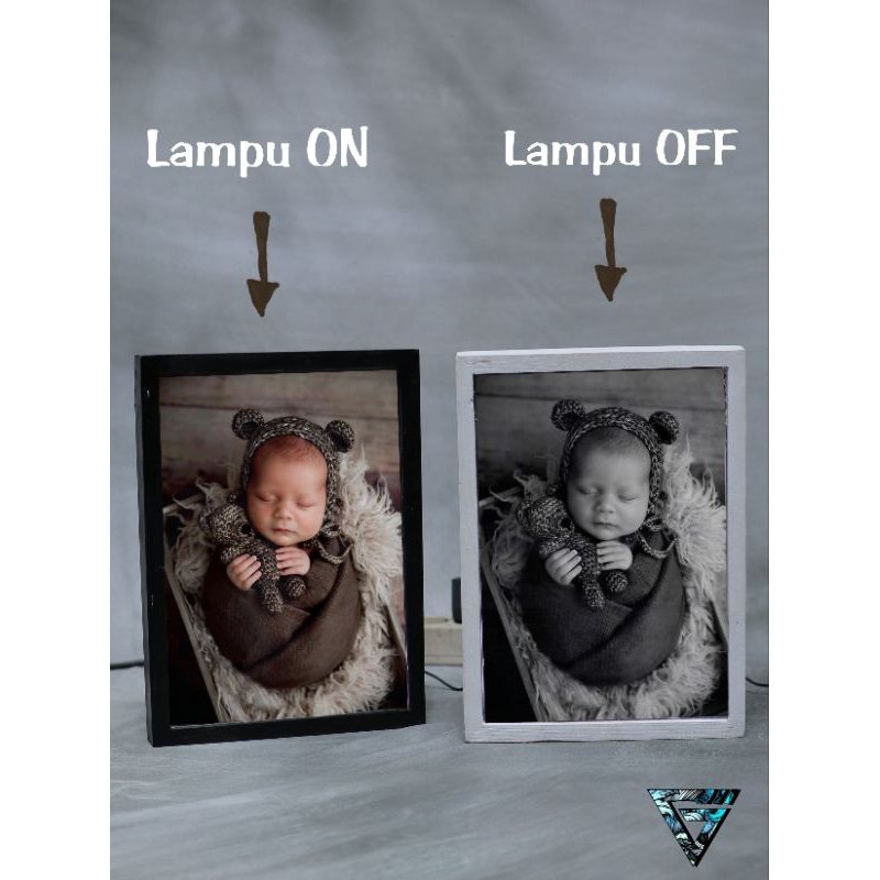 [Bingkai Lampu tidur custom] light painting, bingkai foto,Bisa request= kado ultah,Foto preweding,hi