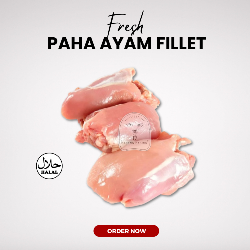 

Daging Ayam Paha Fillet Boneless Fresh Halal 500gr