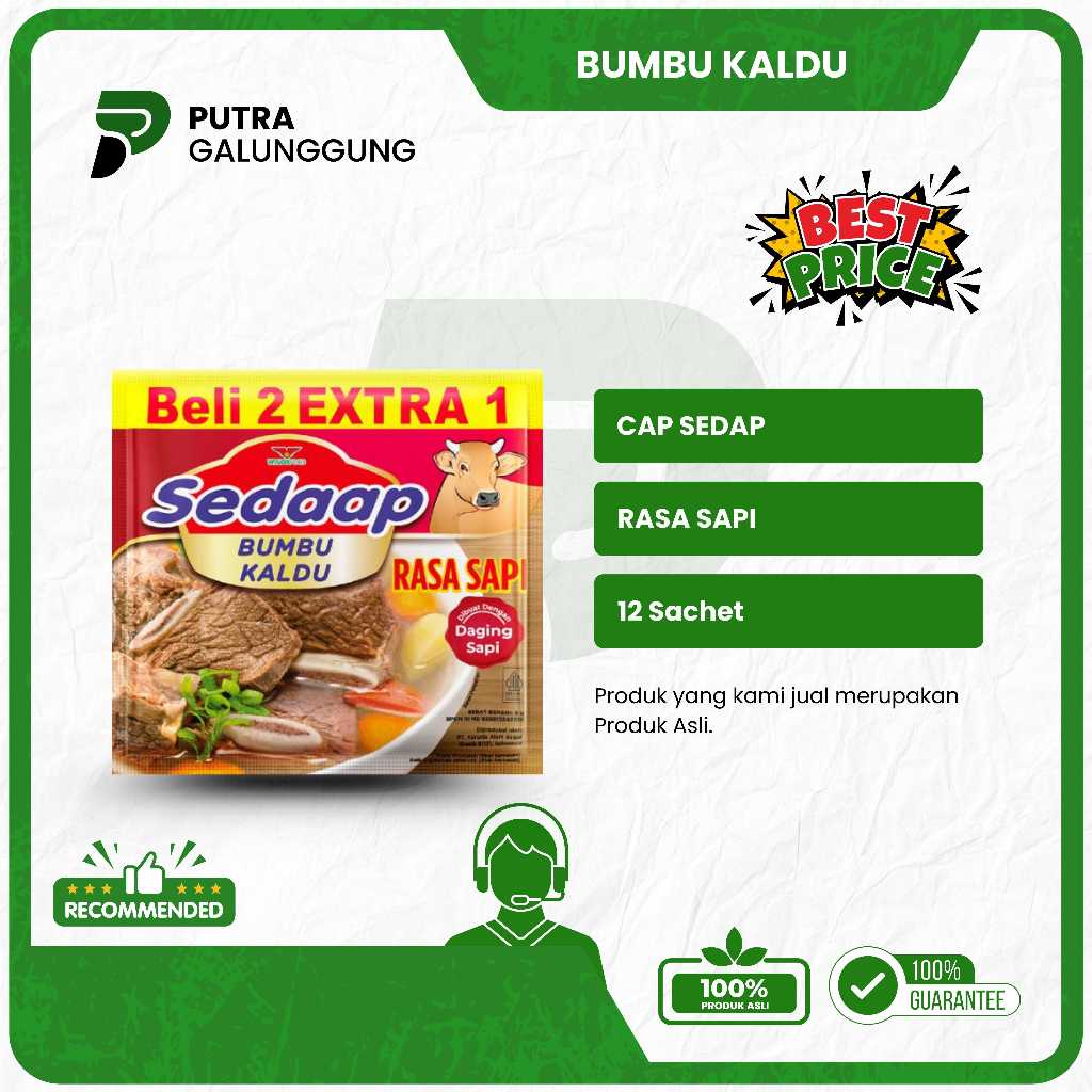 

Sedap Kaldu Sapi 1 Renceng (12 Sachet) Murah