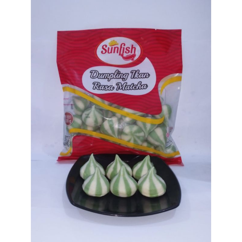 

SUNFISH DUMPLING IKAN RASA MATCHA 500g isi 28