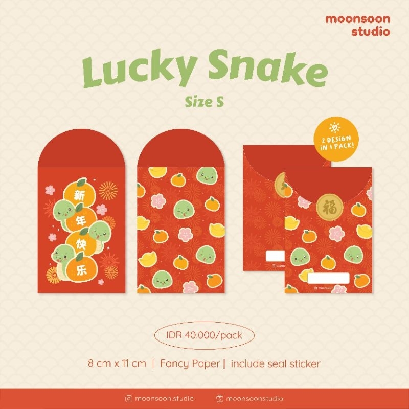 

Kertas angpao - Lucky snake