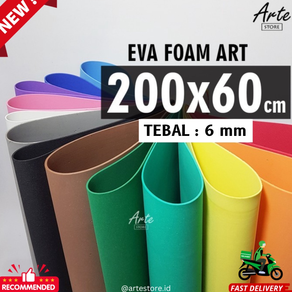 

KODE PRODUK ZNFCY6954 EVA Foam Spon Ati Meteran tebal 6 mm