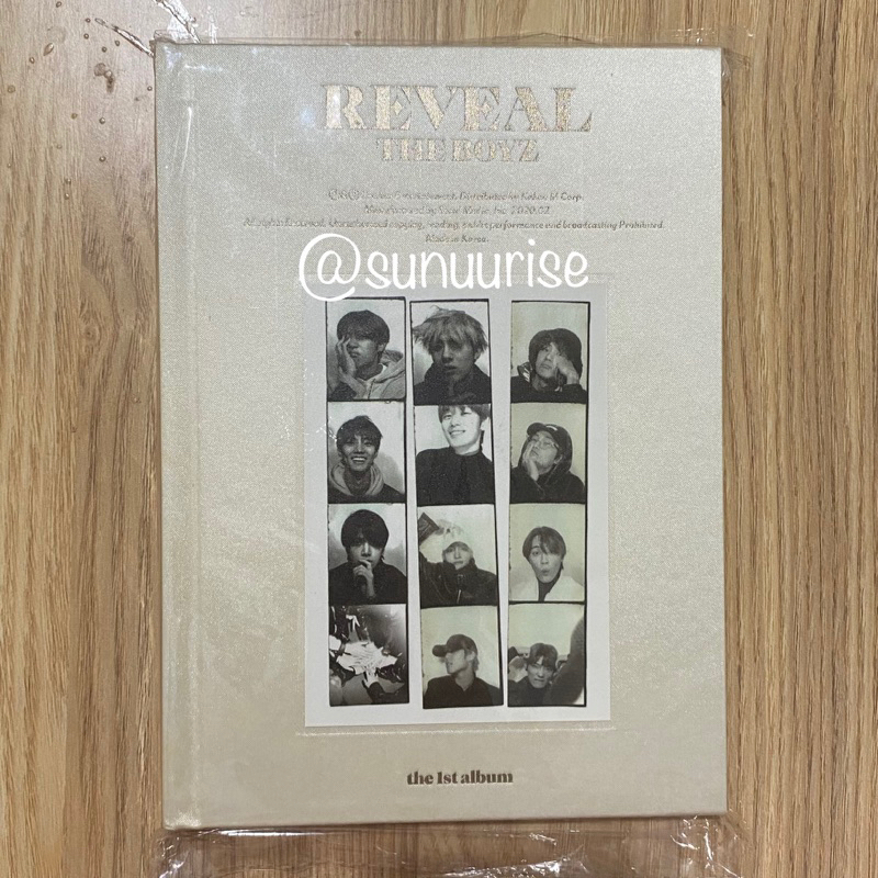 The Boyz Reveal Boy Album only (-album sleeve)