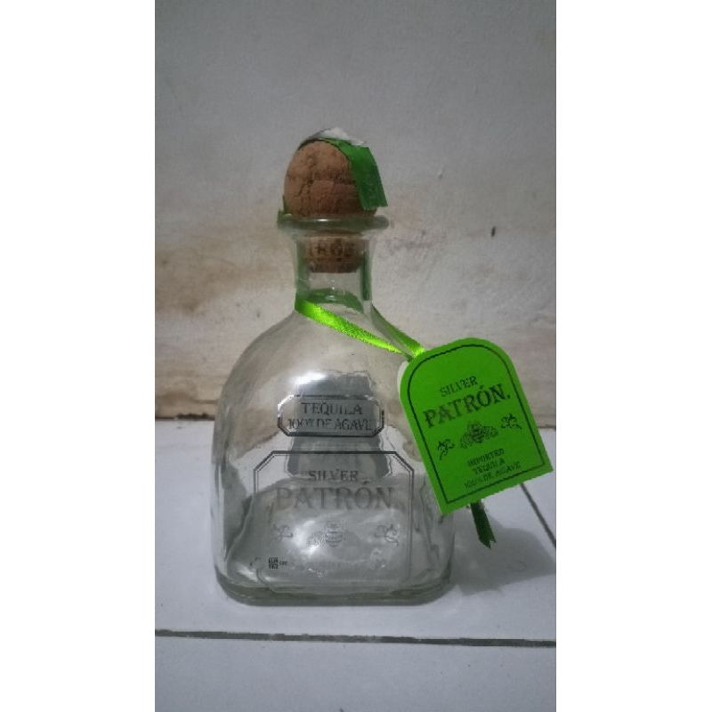 Jual Botol Bekas Patron Silver - Tequila.