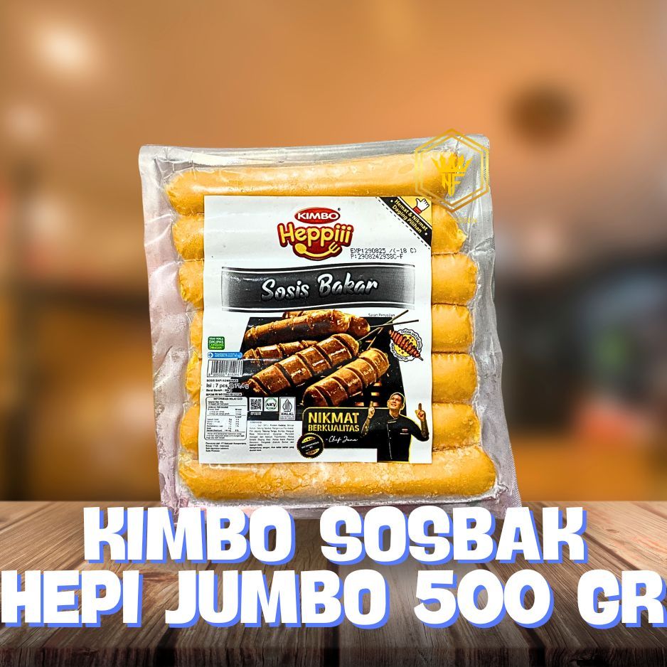 

KIMBO SOSIS BAKAR HEPPI JUMBO 500GR, HEPPI MINI 500GR