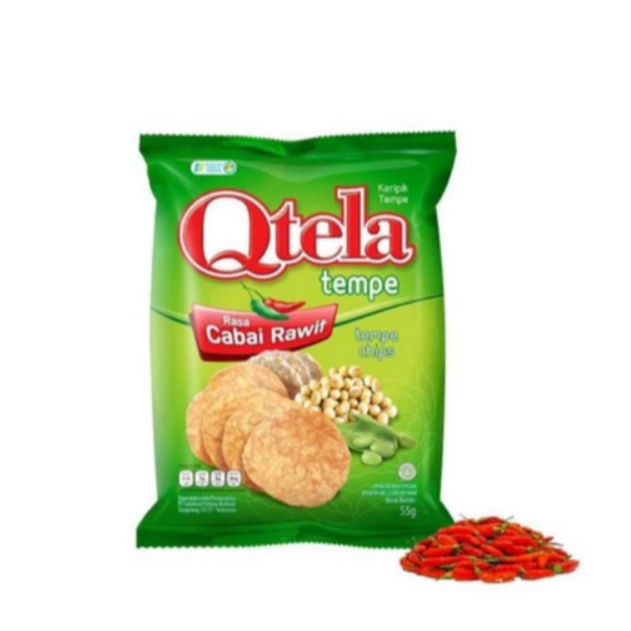 

Makanan Ringan Qtela Tempe Rasa Cabai Rawit 55gr