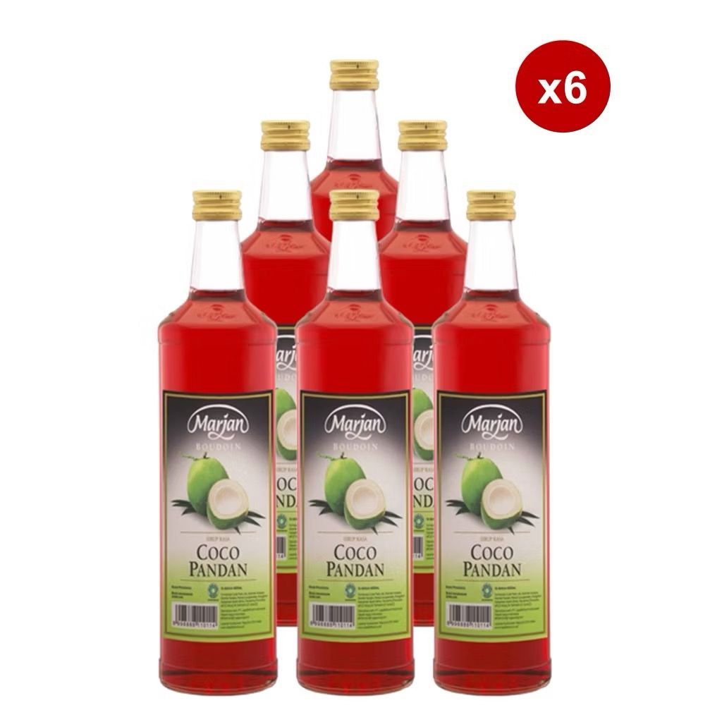 

Marjan Boudoin Syrup Cocopandan 460ml x6