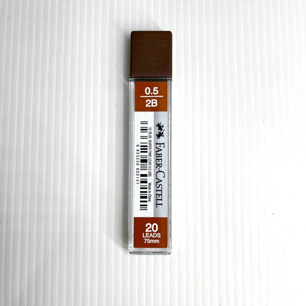 

FABER CASTELL Isi Pensil mekanik / Pencil Lead Super Fine 2B 0.5mm
