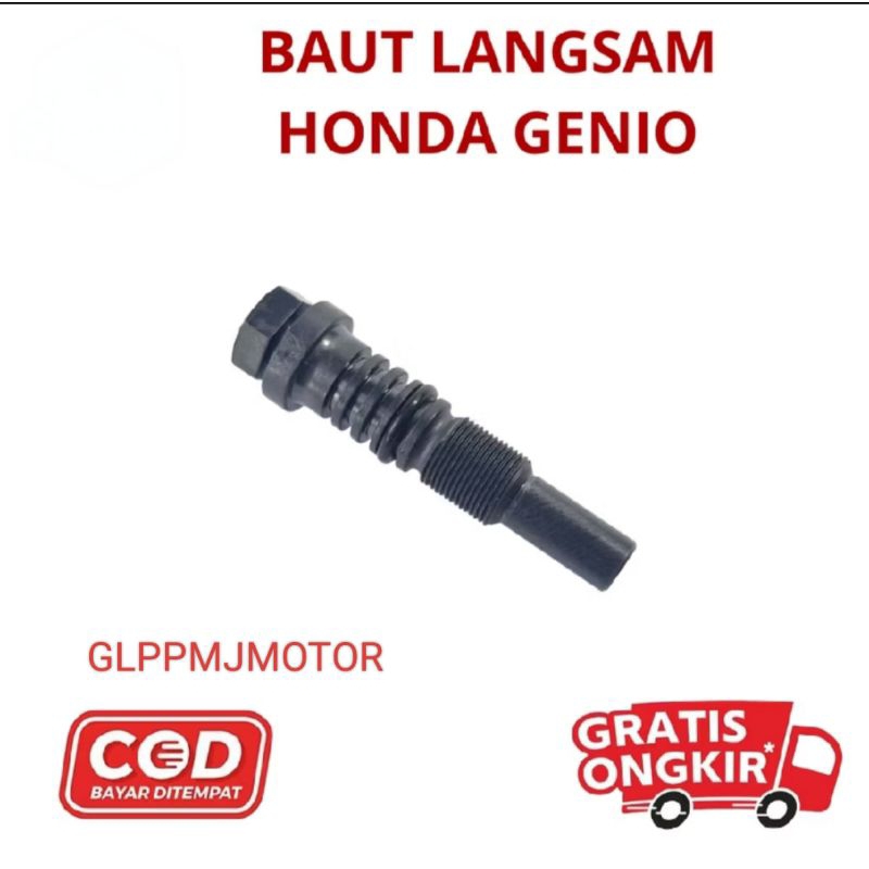 Baut Stelan Langsam Angin TB Baud Screw Set Honda GENIO BEAT NEW LED FI