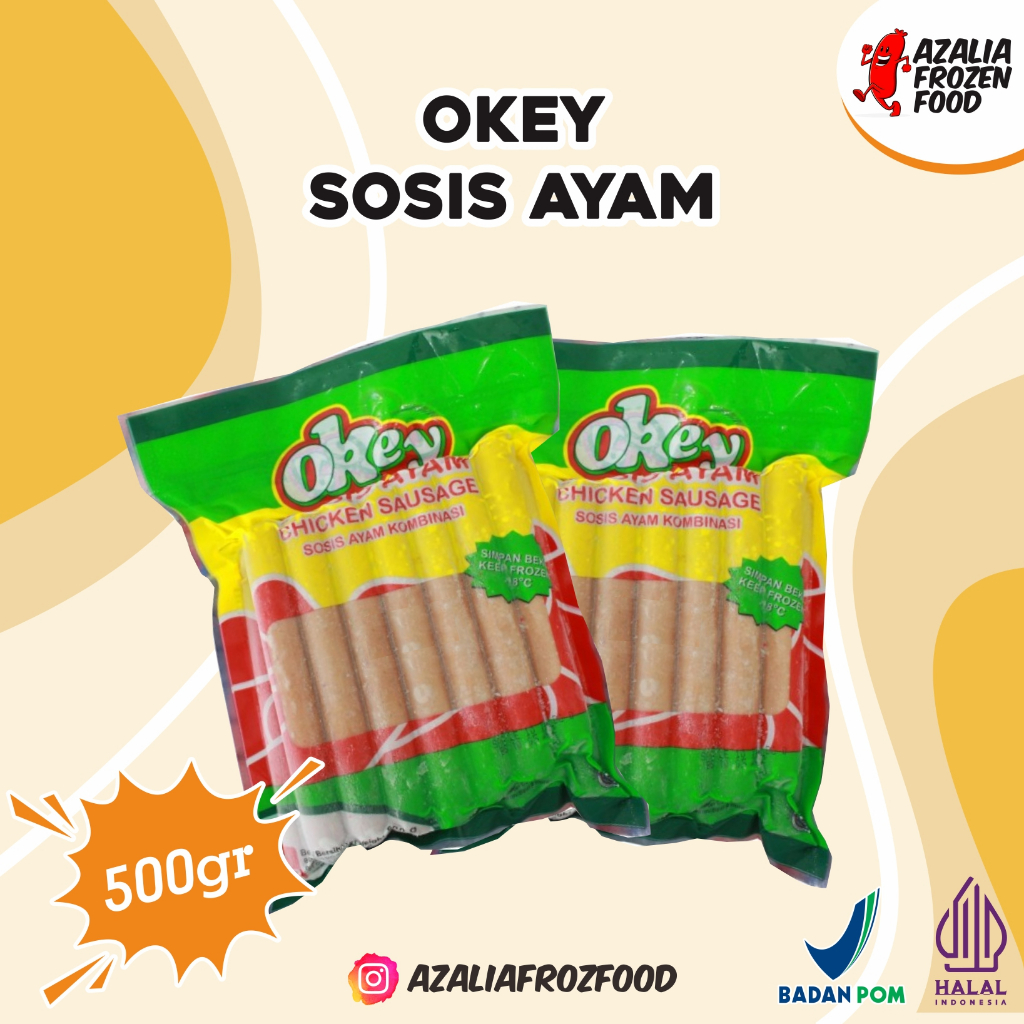 

OKEY SOSIS AYAM 500 GRAM