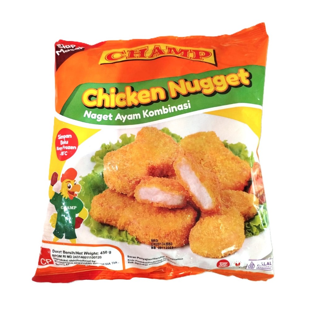 

champ chicken nugget 450gr