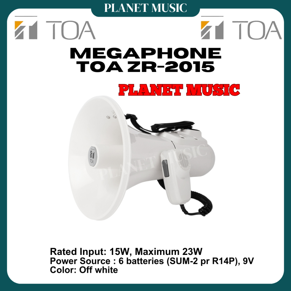Megaphone TOA ZR-2015 Biasa Speaker Toa Demo Portable Original