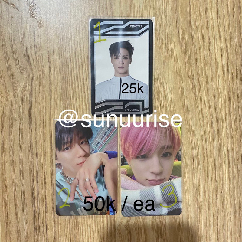 NCT DREAM jeno selimutan glitch jaemin glitch jeno hello future pc photocard official