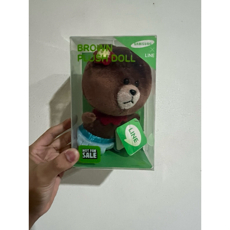 Samsung Brown Plush Doll Line