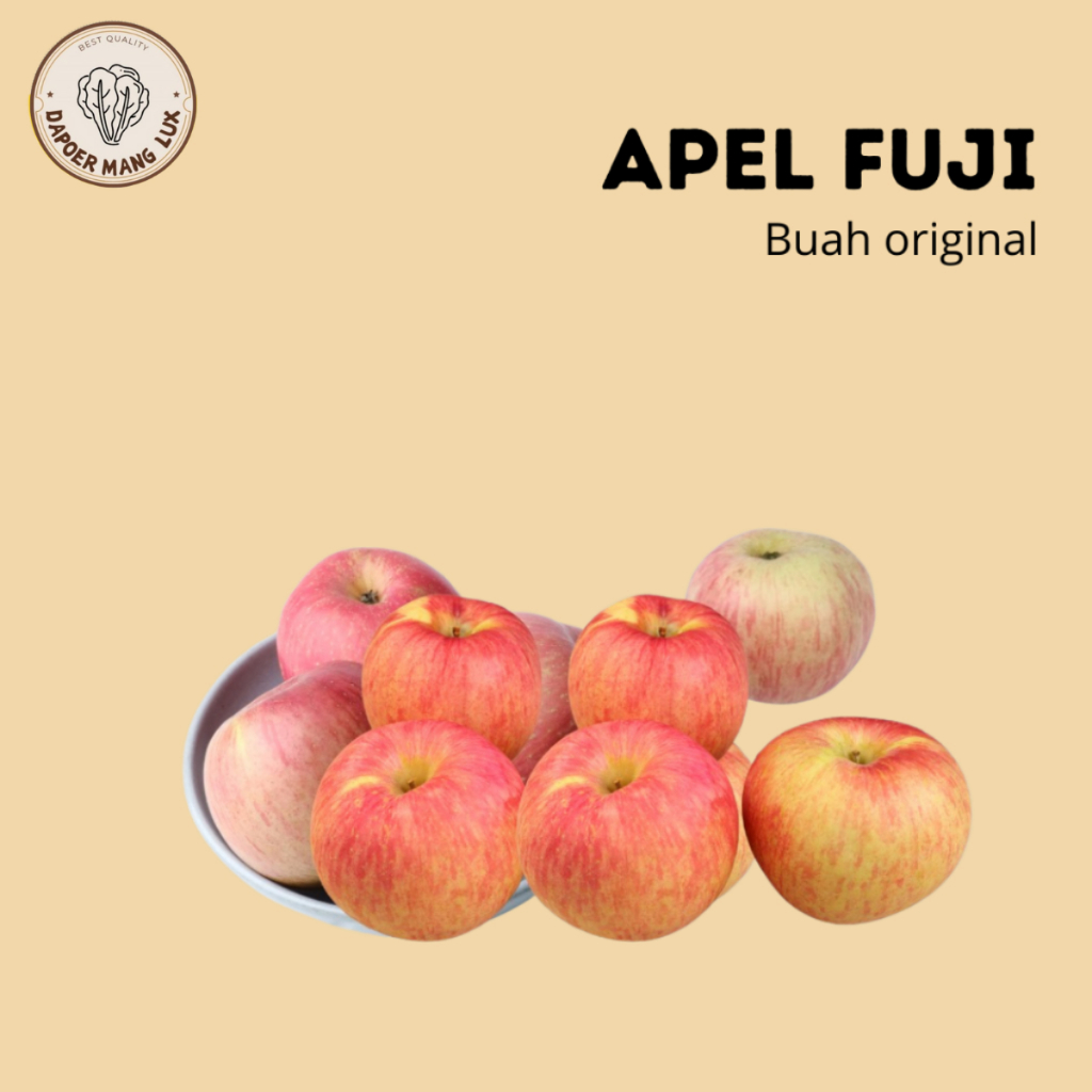 

APEL FUJI 3 KG FRESH FRUIT BEST QUALITY