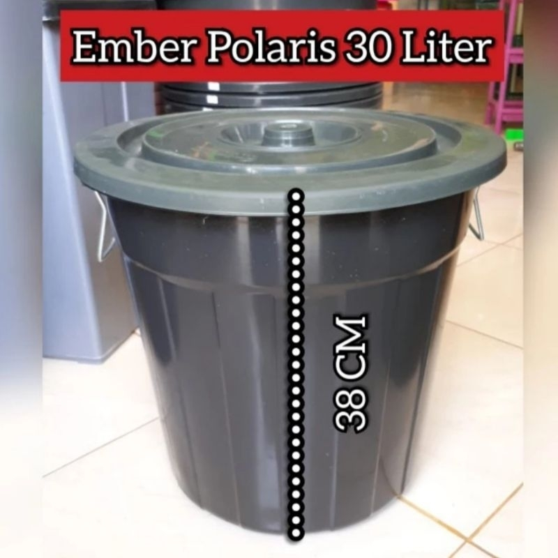 POLARIS EMBER PLASTIK 30 LITER + TUTUP