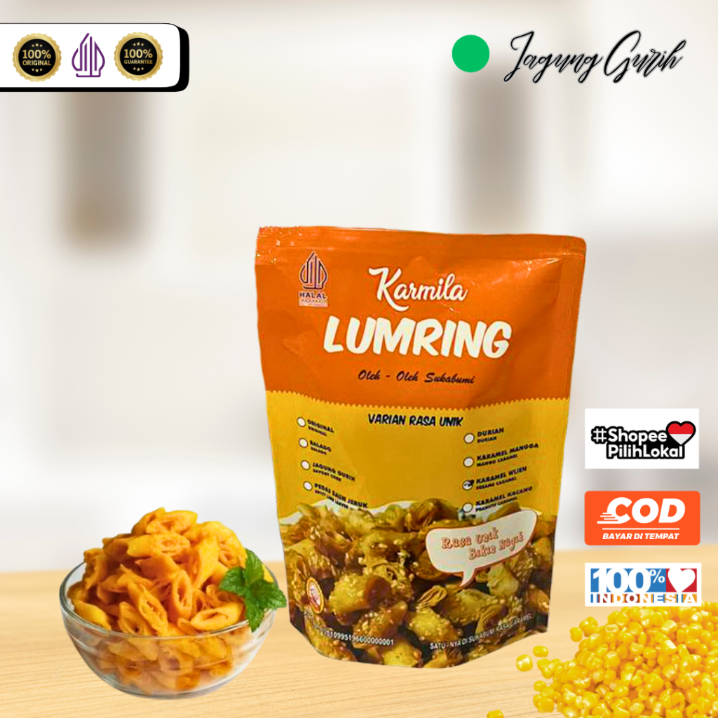 

Lumpia Kering/Cemilan Lumring/Makan Ringan Lumpia Kering-Jagung Gurih