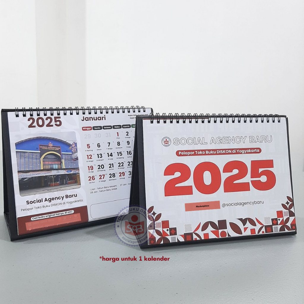

Kalender 2025 Kalender Meja Kalender Duduk - SAB MERCH