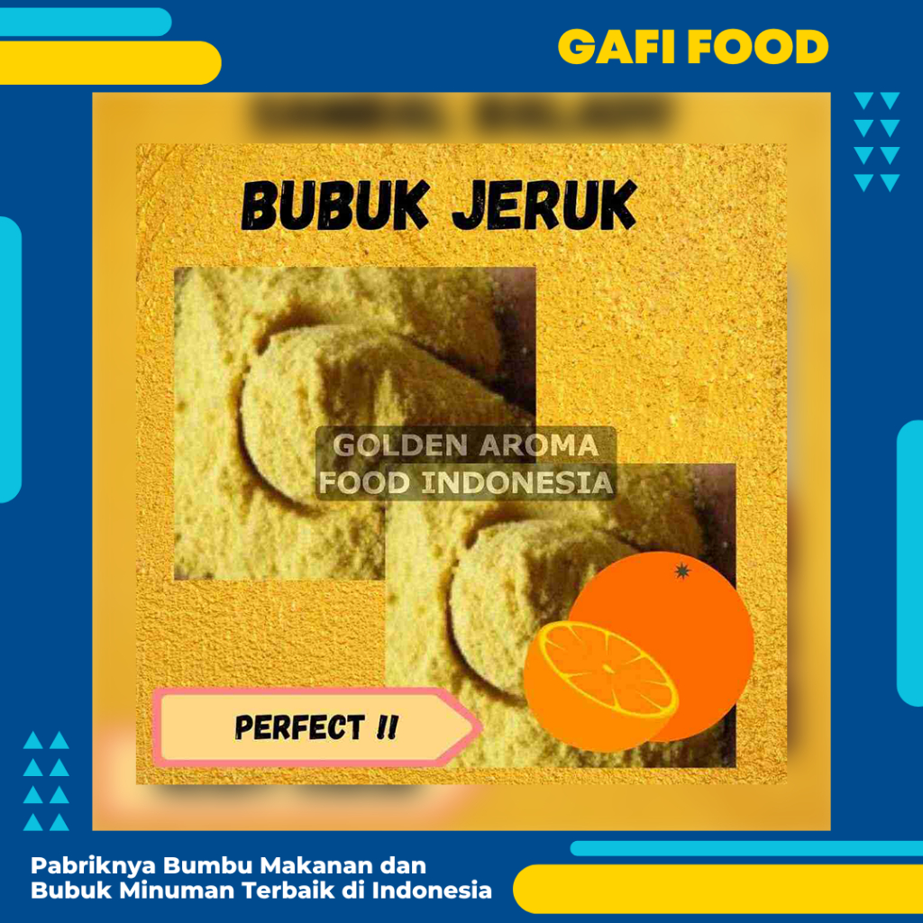 

BUMBU TABUR RASA JERUK 1 KG FOOD GRADE Bubuk Tabur Rasa Jeruk 1kg Enak Murah Orange Seasoning Powder