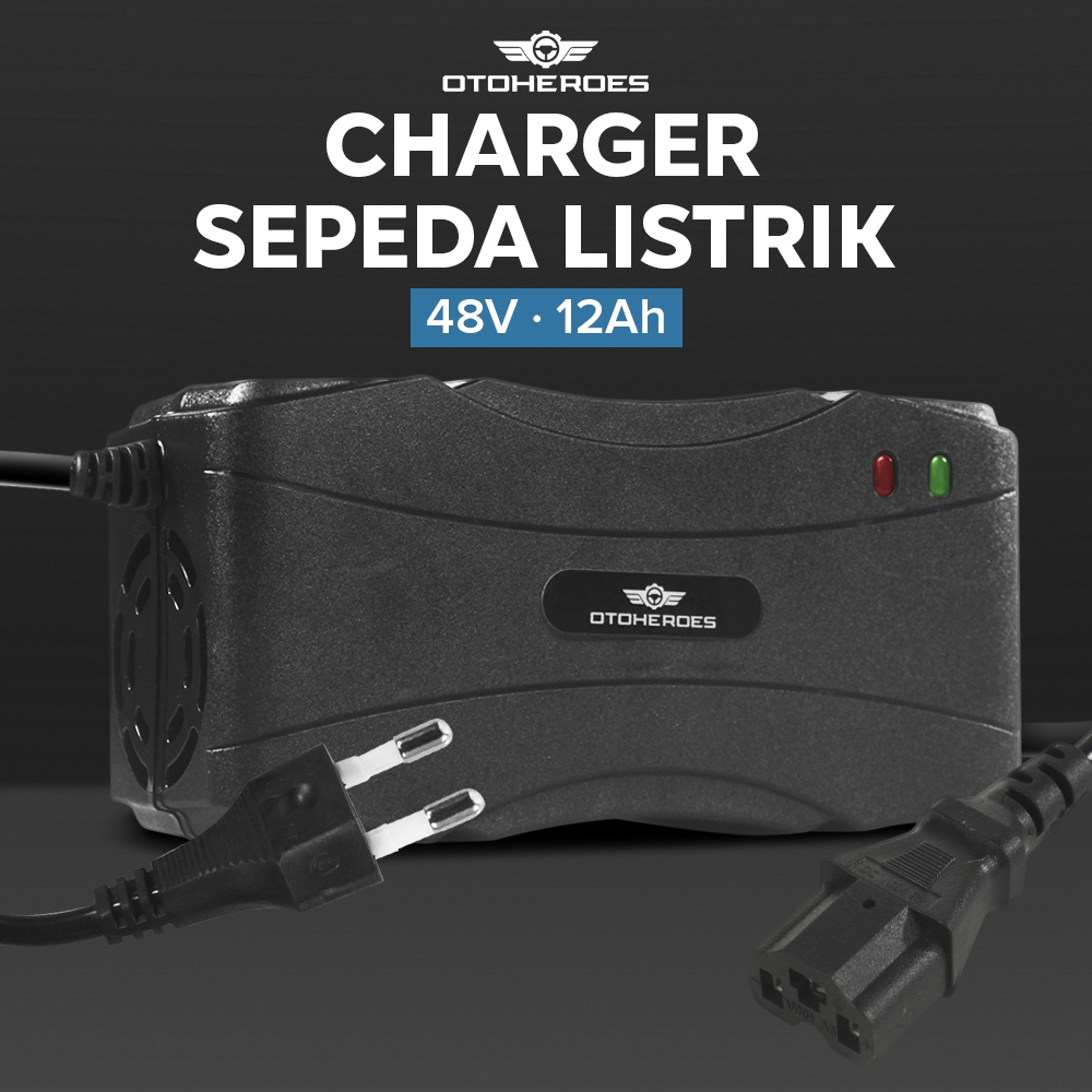 Komponen Penting Sepeda Listrik charger sepeda listrik Battery 48V 12Ah - 48V12AH