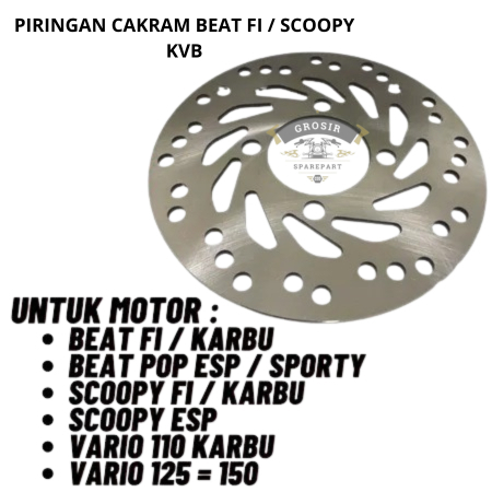 PIRINGAN CAKRAM BEAT FI SCOOPY ESP VARIO 125 KVB