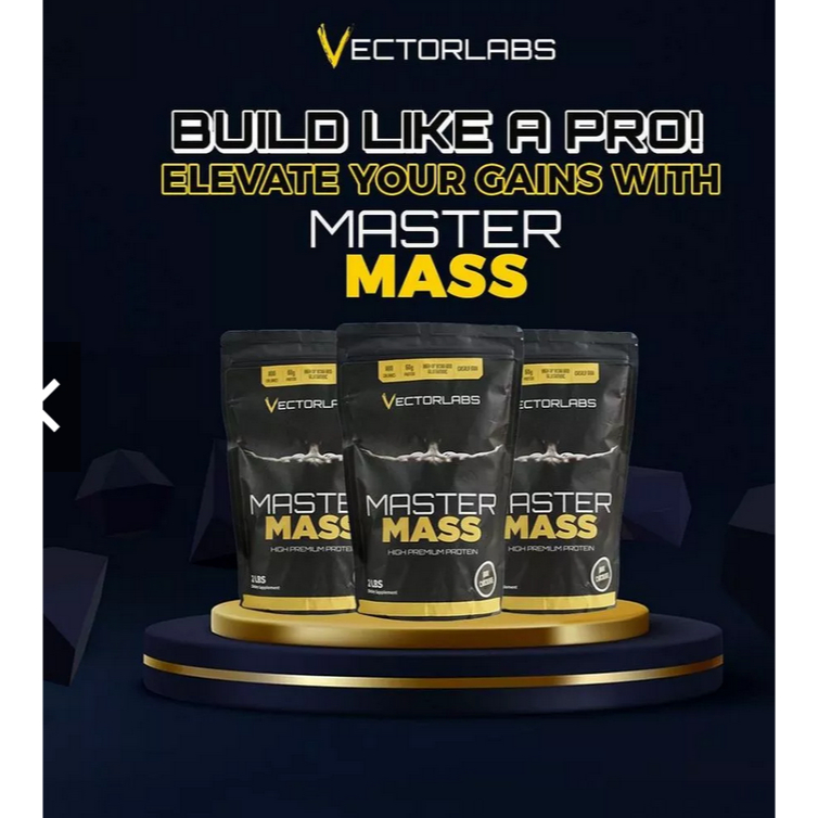 Vectorlabs Master Mass 2 lbs 6 lbs 12 lbs Susu Whey Protein Gainer Penambah Berat Badan