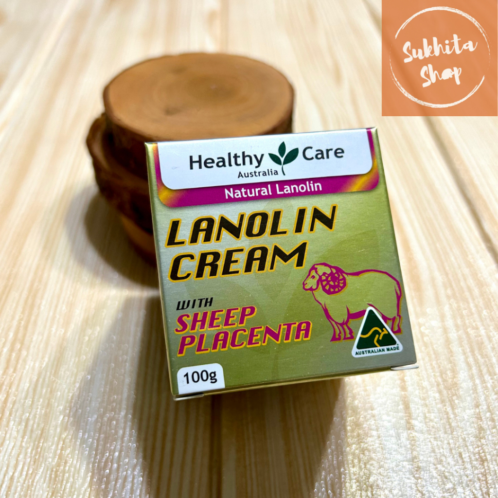Healthy Care Lanolin Cream dengan Sheep Placenta 100gr domba Original Australia Plasenta Domba with