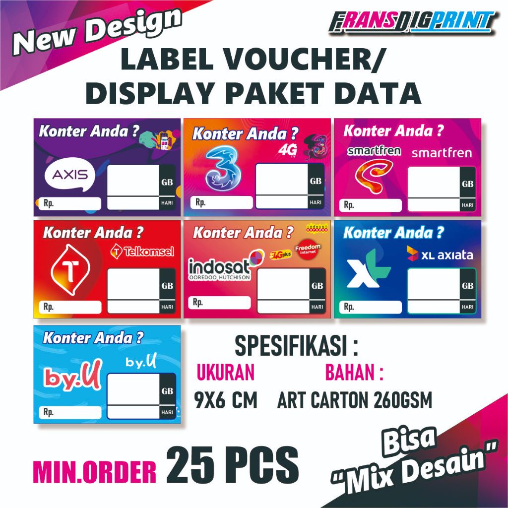 

DISPLAS PAKET DATA , DISPLAY VOUCHER , LABEL VOUCHER , LABEL VOUCHER DATA , LABEL PAKET DATA , LABEL VOUCHER NEW DESAIN, LABEL NEW DESAIN