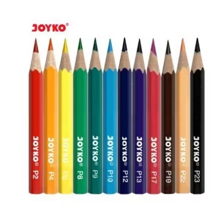 

Pensil CAT WARNA PENDEK 12WARNA JOYKO