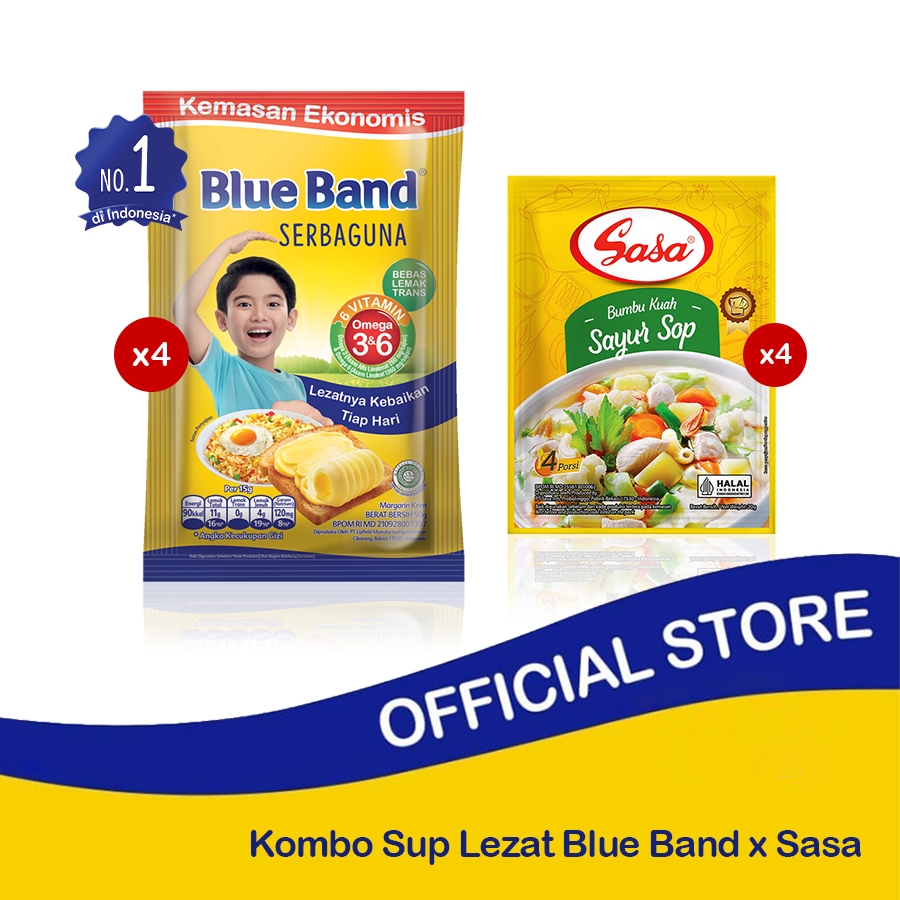 

Kombo Sup Lezat Blue Band x Sasa