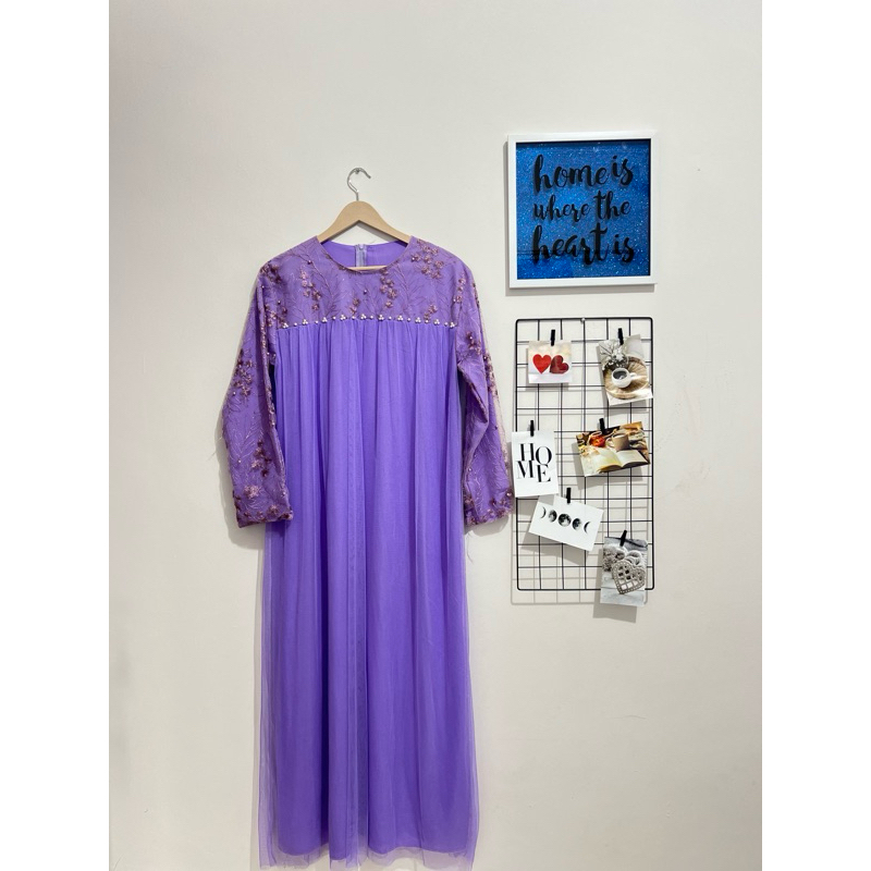 Preloved@Trz - Gamis ungu