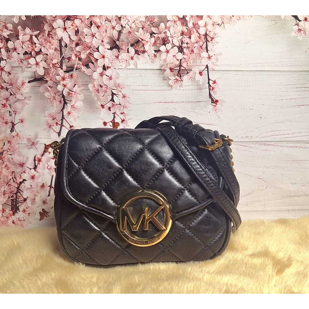 PL Sling Bag MK Michi Michi Kors Genuine Leather in Black Made in China