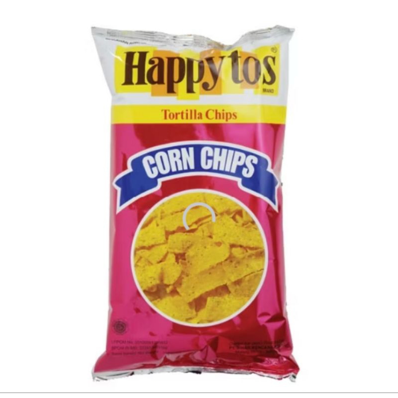 

Happy Tos Snack Tortilla Chips 140gr - Merah