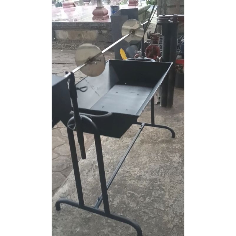 mesin guling ayam otomatis  bisa isi 2ekor sekali guling