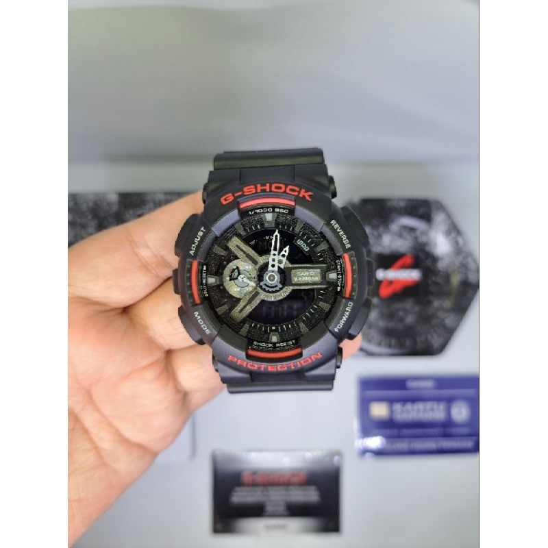 Casio G shock GA 110HR Second Fullsett Original - Garansi Aktif Masih Panjang