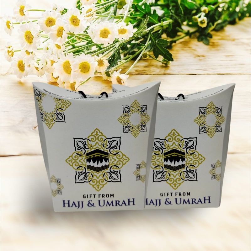 

dus oleh oleh haji dan umroh /dus tali/ paperbag dus jinjing 1 pack isi 50 pcs