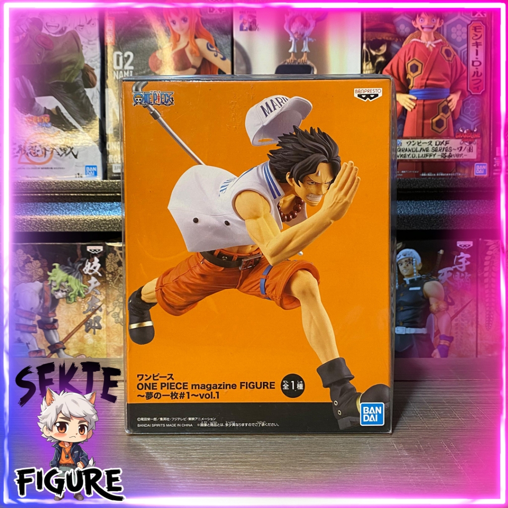 Banpresto Portgas D Ace Magazine Figure - A Piece Of Dream - Vol.1 One Piece