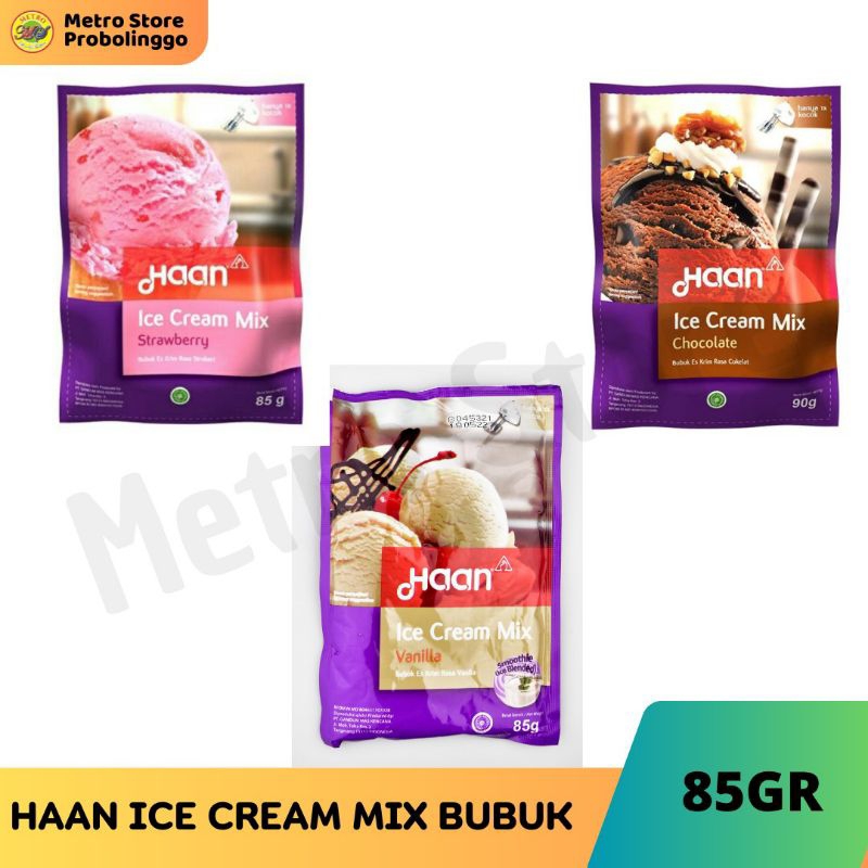 

HAAN ICE CREAM MIX BUBUK POUCH